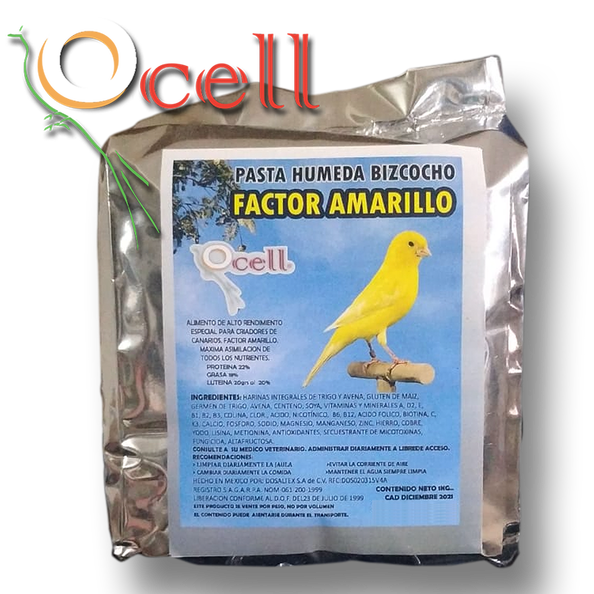 Pasta Húmeda Bizcocho Factor Amarillo, Ocell