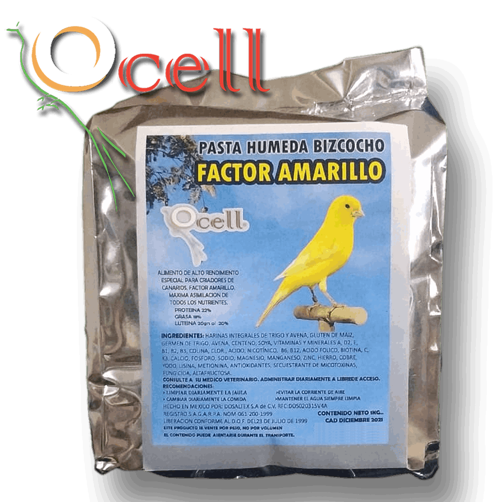 Pasta Humeda Bizcocho Factor Amarillo