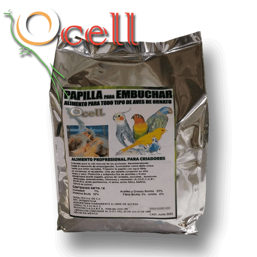 Papilla para Embuchar 1 KG, Ocell, por Mercado Libre